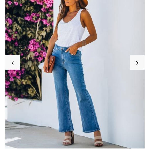 Vici Denim - Cropped Flare Jeans